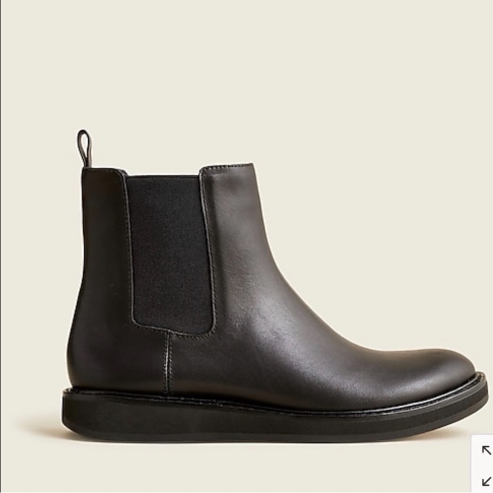New J. Crew Refined Leather Chelsea Boot